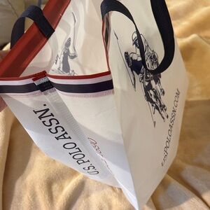 U.S. Polo Assn. Cream Shopper Bag